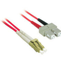 C2G 1m LC/SC Duplex 62.5/125 Multimode Fiber Patch Cable InfiniBand/fibre optic cable Red