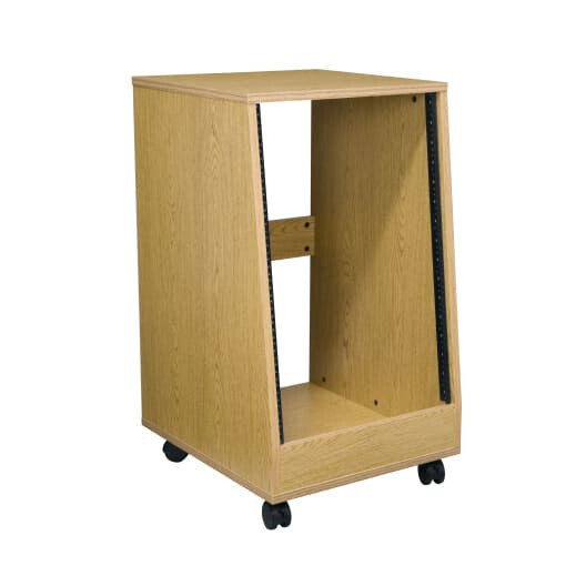 Middle Atlantic Products OSR Series Sloped Oak Rolling Rack - OSR16