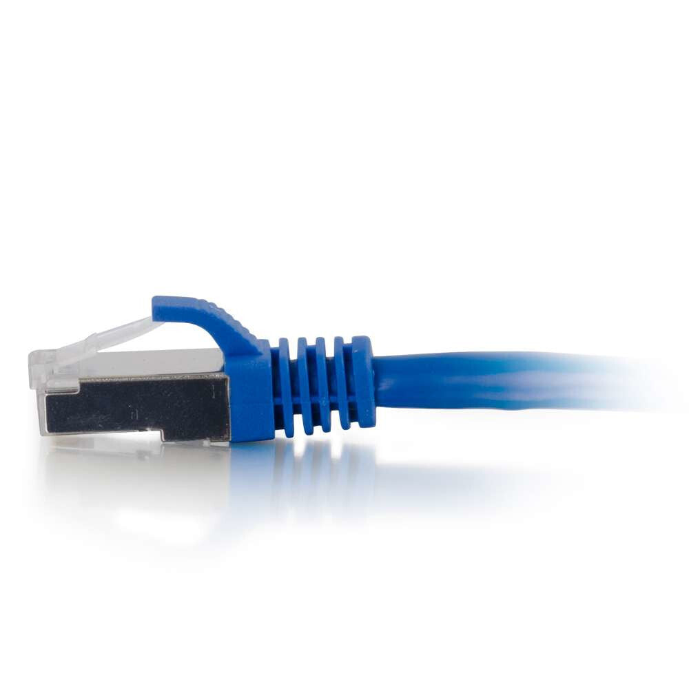 C2G 1ft Cat6 networking cable Blue 0.3 m S/FTP (S-STP)