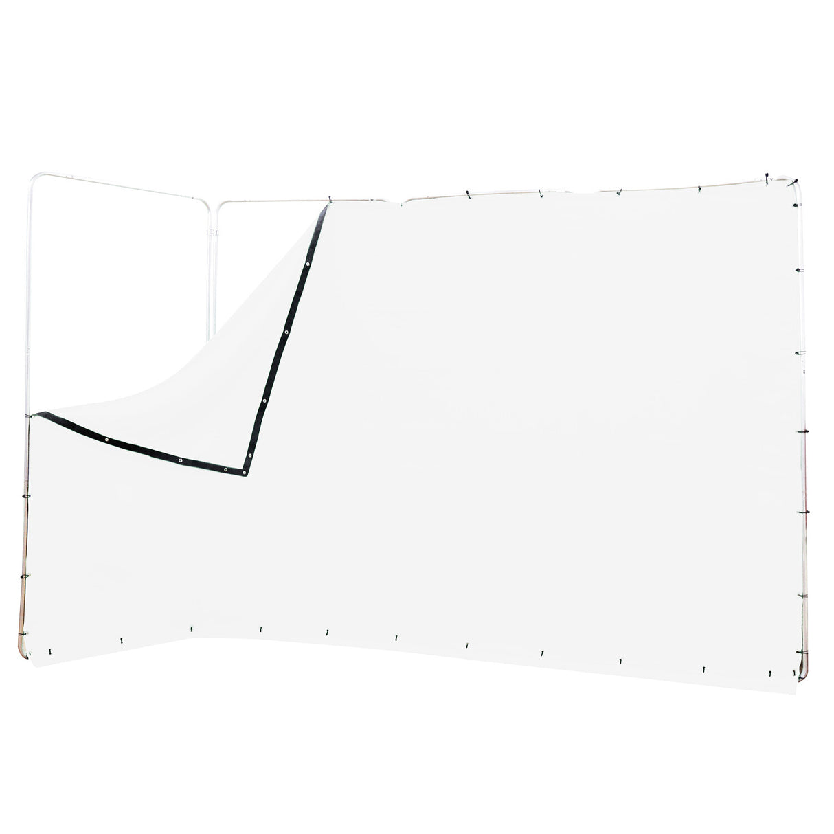 ikan BD-13F-WHT photo backdrop Aluminium, Polyester Monochromatic White