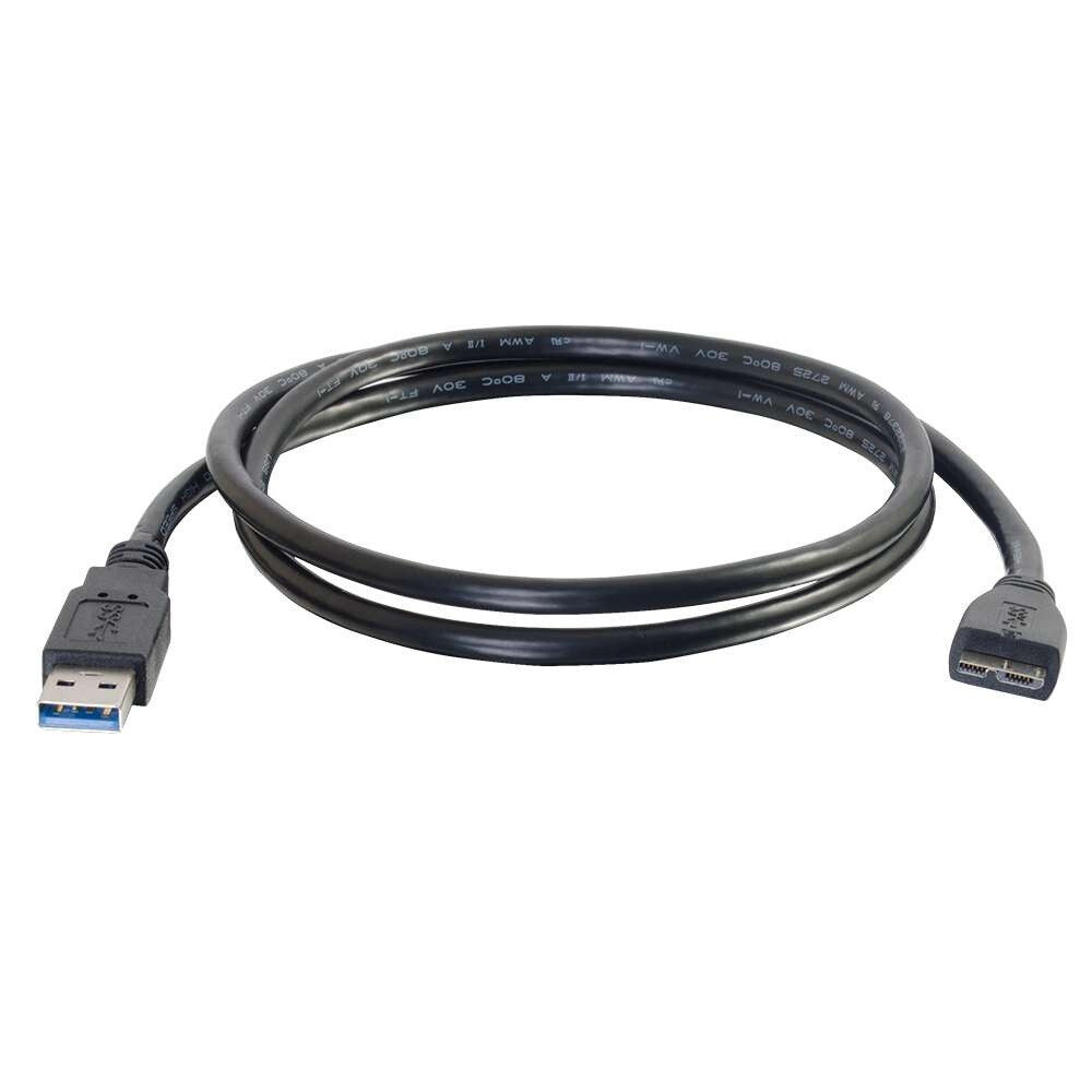 C2G 3.3ft (1m) USB 3.0 A Male to Micro B Male Cable
