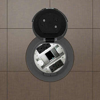 WIREMOLD 6AT2PGY outlet box No Grey