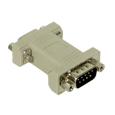 C2G DB9 M/F Null Modem Adapter Grey