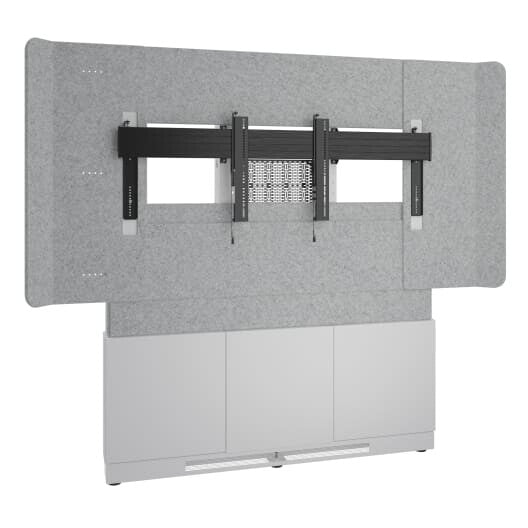 Middle Atlantic Products FM-DS-6675FW-DD8W TV mount 190.5 cm (75") Grey, Silver, White