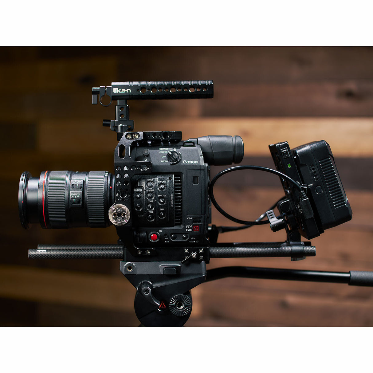 ikan STR-PWR-DTAP-LEMO camera cable 0.5 m Black