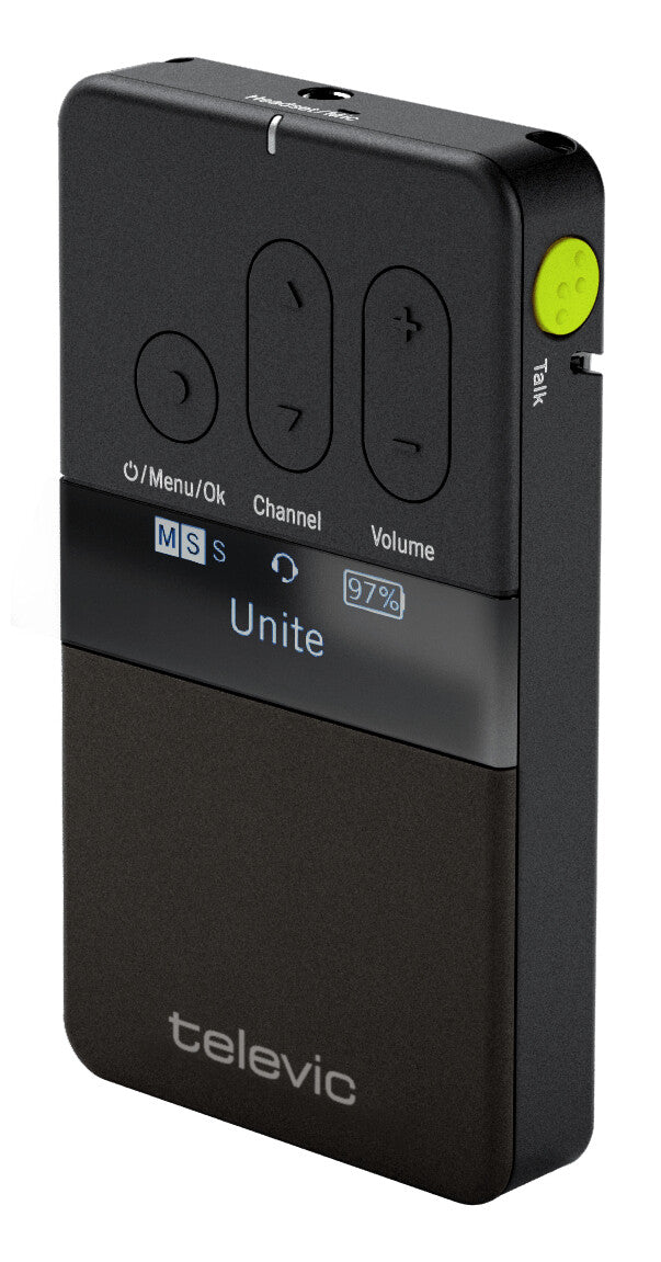 Televic Unite RP-T Portable (bodypack receiver)