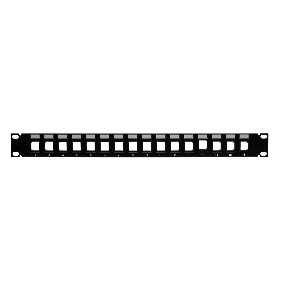 C2G 16-Port Blank Keystone/Multimedia Patch Panel