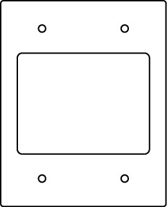 WIREMOLD RFB119-2SRT wall plate/switch cover