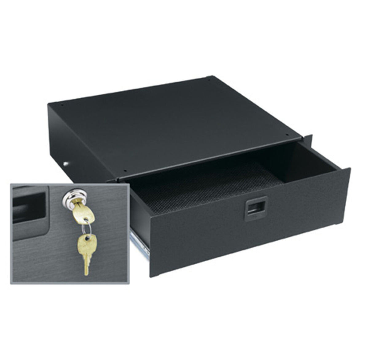 Middle Atlantic Products Drawer, 3 RU, Textured, w/Lock