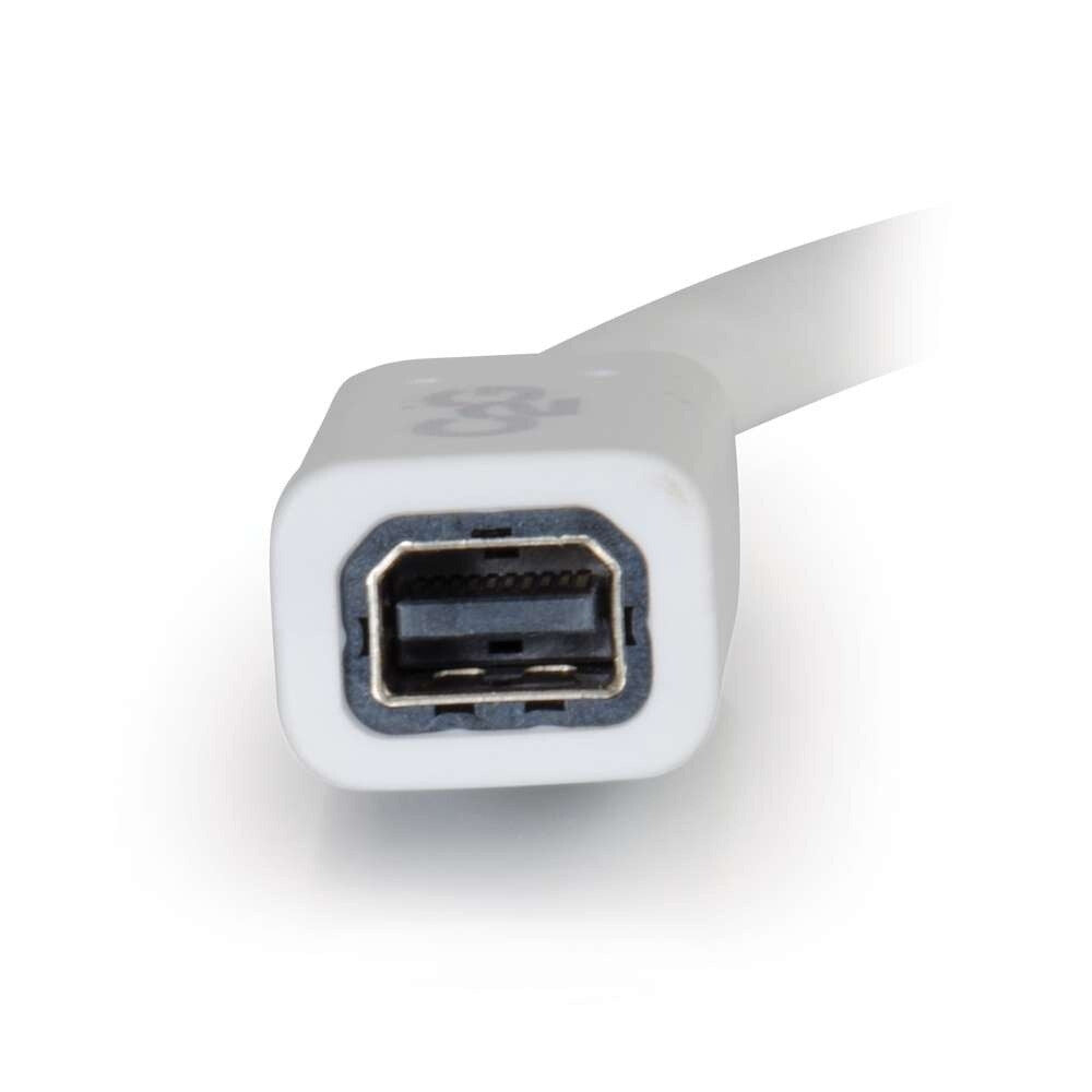 C2G 6ft (1.8m) Mini DisplayPort Extension Cable M/F - White