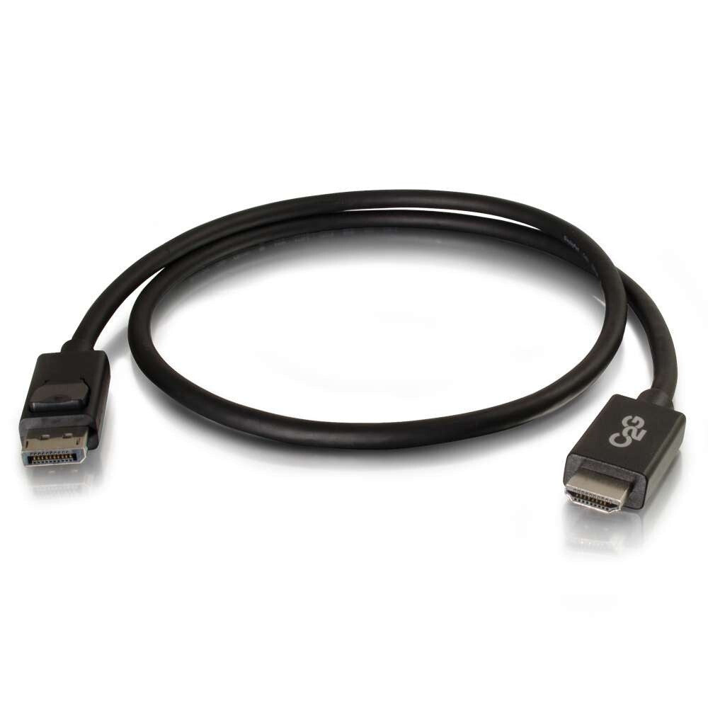 C2G 6ft (1.8m) DisplayPortTM Male to HDMITM Male Adapter Cable - Black
