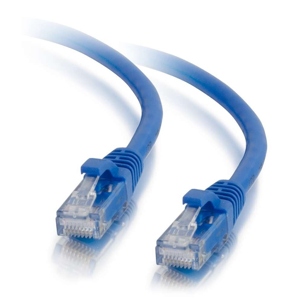 C2G 2ft (0.6m) Cat5e Snagless Unshielded UTP Ethernet Network Patch Cable - Blue