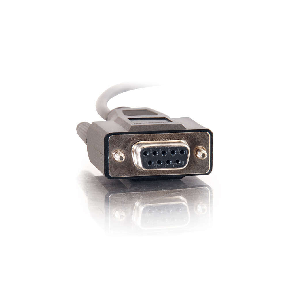 C2G 10ft (3m) DB9 F/F Serial RS232 Cable - Black