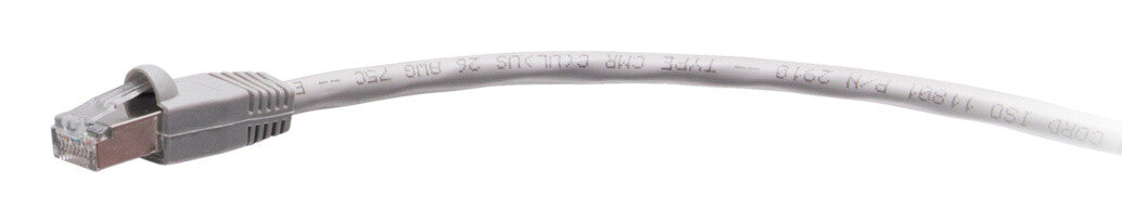 C2G 25ft (7.6m) TAA-Compliant F-Series Cat5e Snagless Shielded (STP) Network Cable - Gray