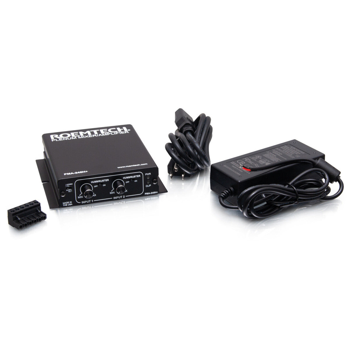 C2G 45 Watt Stereo Mixer/Amplifier Plenum Rated