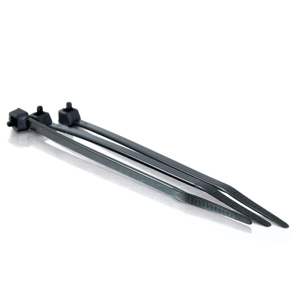 C2G 4in Cable Tie Multipack - 100 Pack - Black
