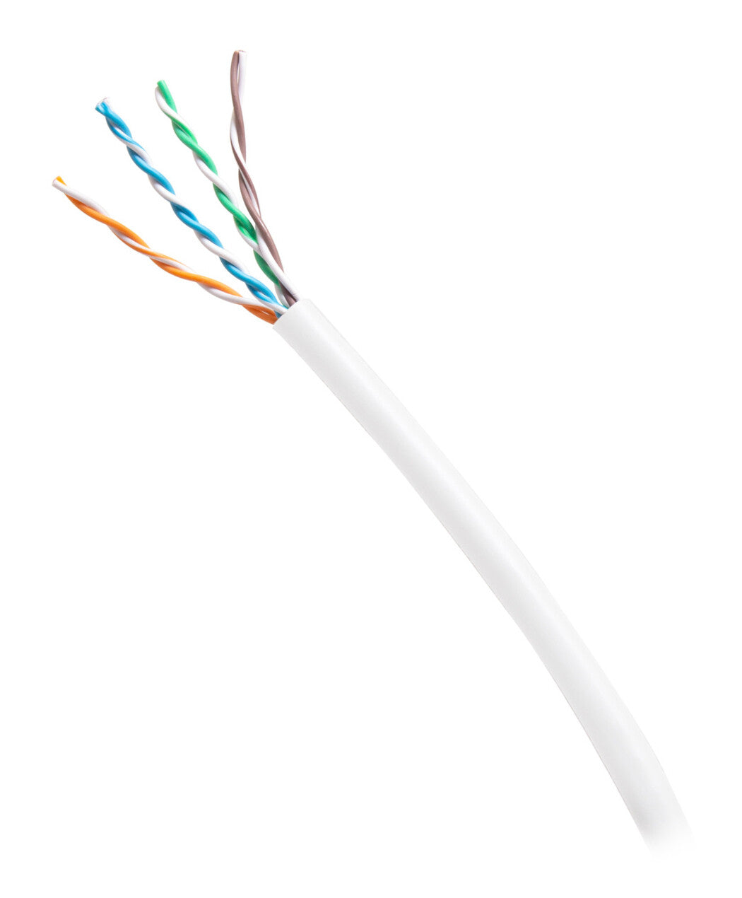 C2G 1000ft (304.8m) TAA-Compliant Cat6 Bulk Unshielded (UTP) Ethernet Network Cable with Solid Conductors-Riser CMR-Rated - White