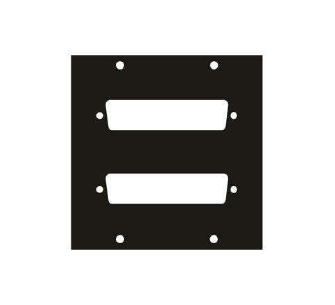 Middle Atlantic Products 2DB50 socket-outlet VGA Black