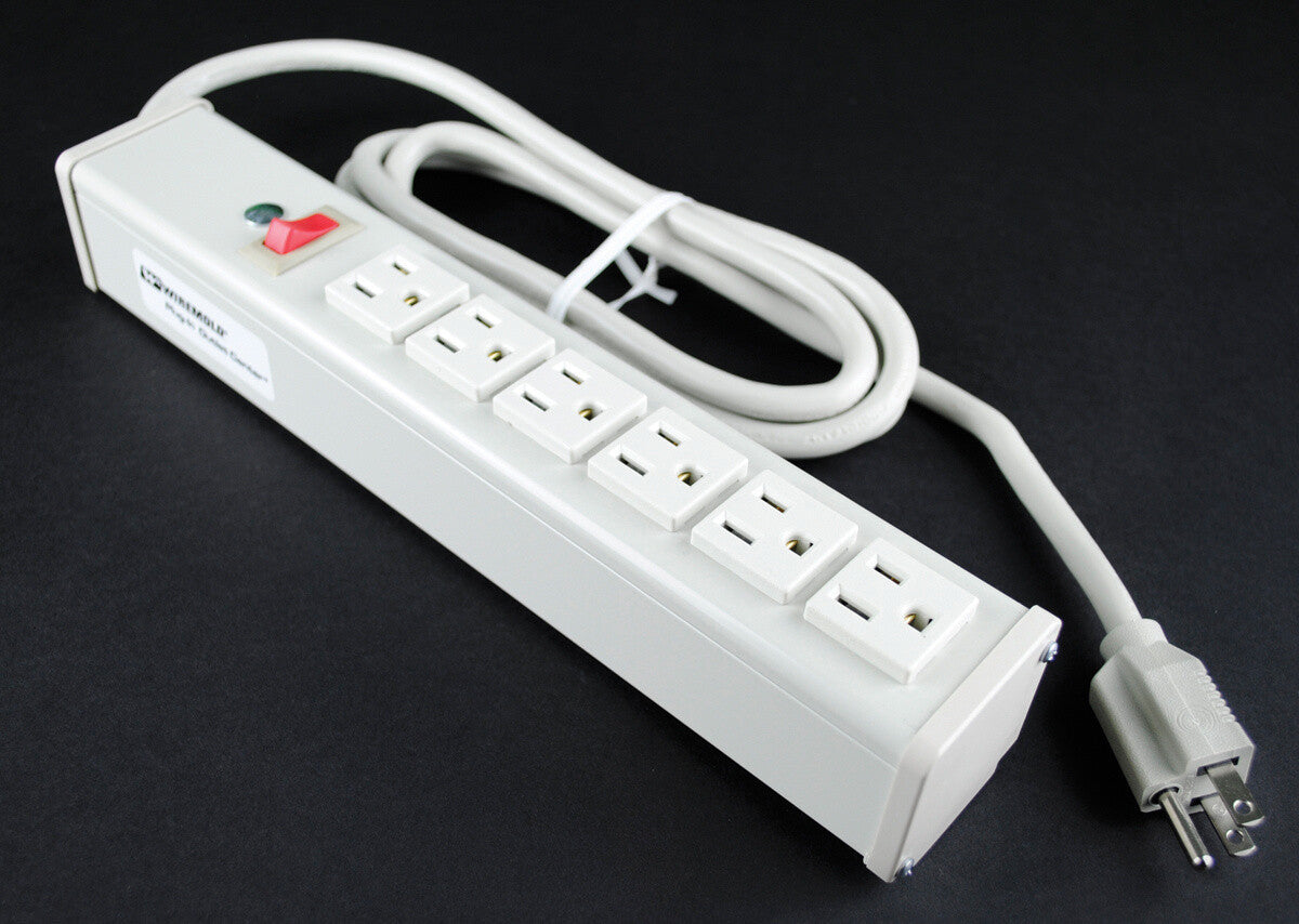 WIREMOLD R610 power extension 1.8 m 6 AC outlet(s) Indoor White