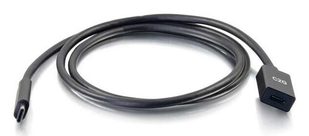 C2G 28658 USB cable USB 3.2 Gen 2 (3.1 Gen 2) 0.9 m USB C Black