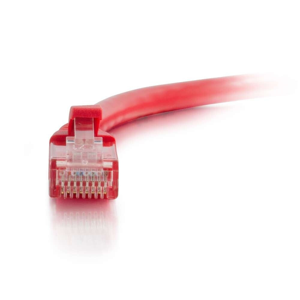 C2G 35ft (10.7m) Cat6 Snagless Unshielded UTP Ethernet Network Patch Cable - Red
