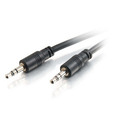 C2G 35ft CMG-Rated 3.5mm Stereo With Low Profile Connectors audio cable 10.67 m Black
