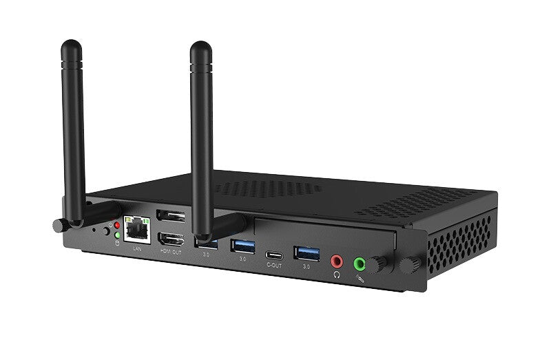 Avocor i7 OPS PC Gen12 16GB RAM 256GB Intel® Core™ i7 i7-1260P DDR4-SDRAM SSD Windows 11 Pro Mini PC Black