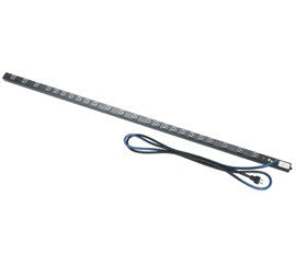 Accu-Tech PD-2415SC power extension 0.25 m 24 AC outlet(s) Black