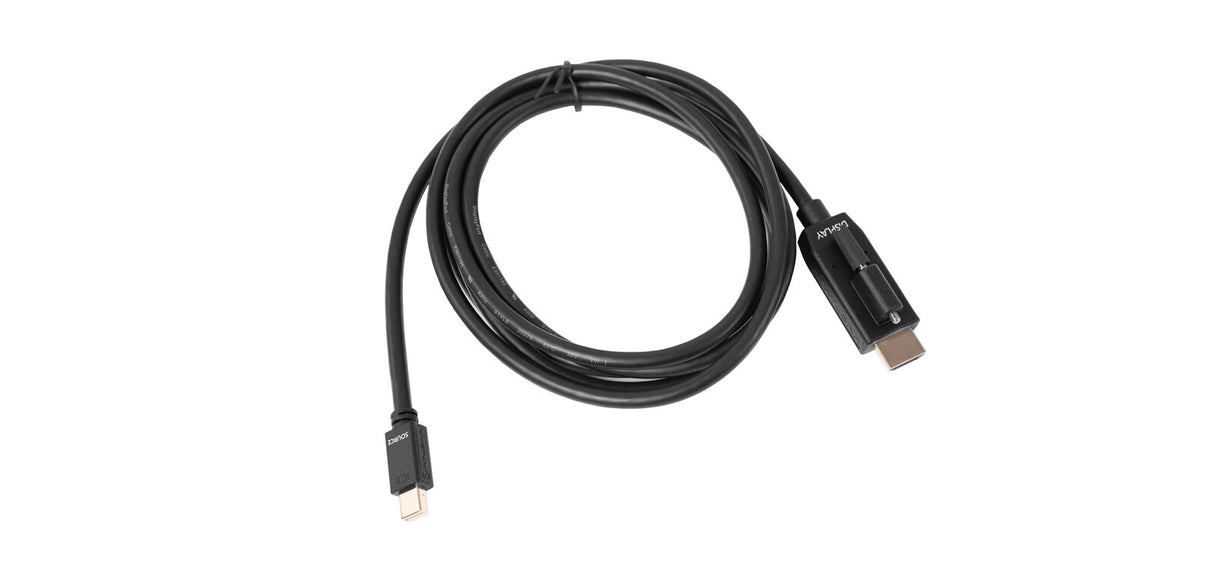 Atlona AT-LC-MDP2H 1 m DisplayPort HDMI Black