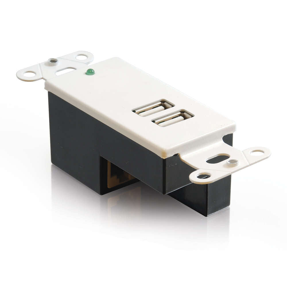 C2G 2-Port USB 1.1 Over Cat5 SuperboosterTM Extender Wall Plate Receiver