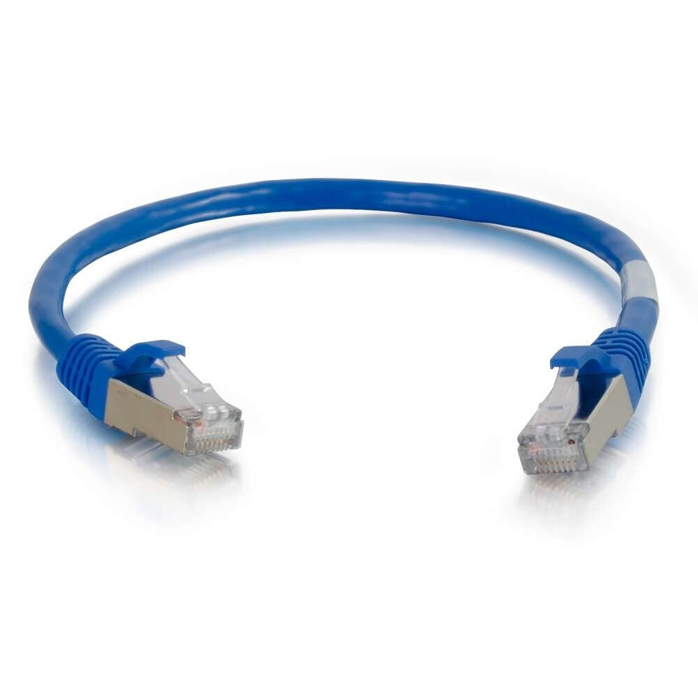 C2G 150ft (45.7m) Cat5e Snagless Shielded STP Ethernet Network Patch Cable - Blue