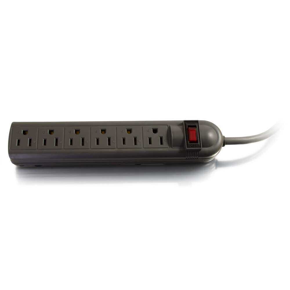 C2G 29300 surge protector Black 6 AC outlet(s) 125 V 1.2 m