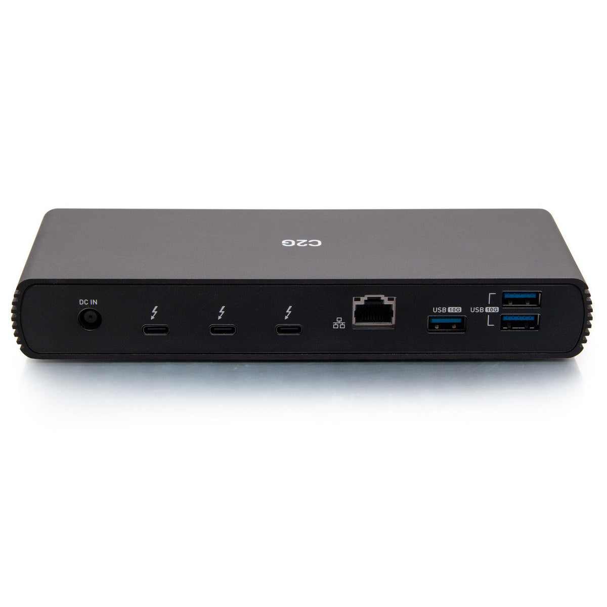 C2G ThunderboltTM 4 USB-C® 10-in-1 Dual Display Docking Station with Ethernet, USB, SD Card Reader, 3.5mm Audio and Power Delivery up to 90W - 4K 60Hz (TAA Compliant)