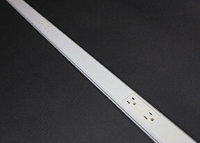 WIREMOLD Plugmold NM2000 power extension 0 m 4 AC outlet(s) Indoor Ivory