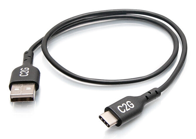 C2G 1.5ft (0.46m) USB-C® Male to USB-A Male Cable - USB 2.0 (480Mbps)