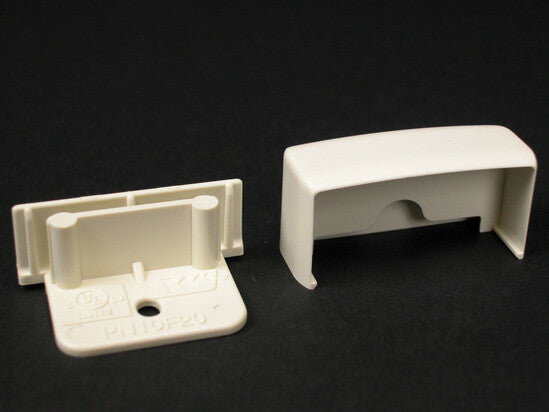 WIREMOLD PN03F20V Eclipse™ PN03 Blank End Fitting in Ivory