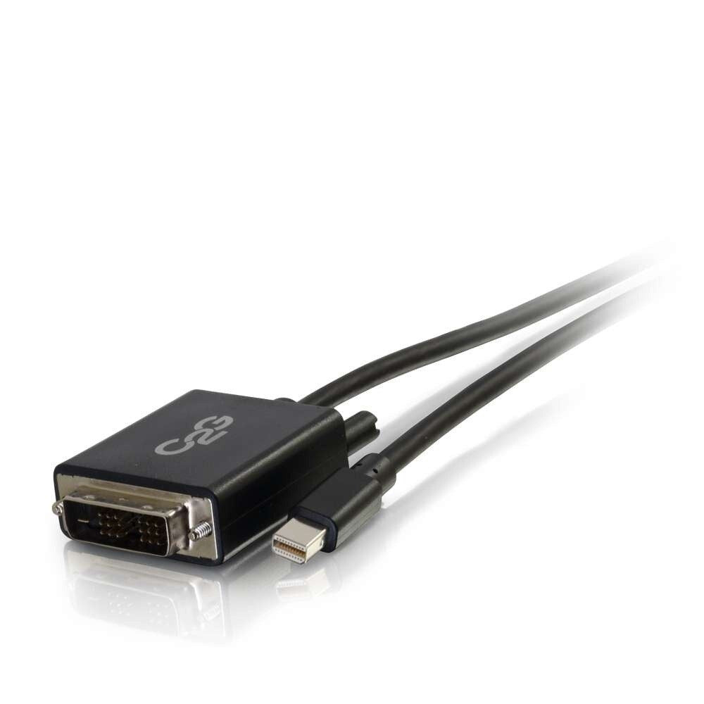 C2G 10ft (3m) Mini DisplayPortTM Male to Single Link DVI-D Male Adapter Cable - Black