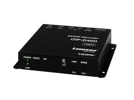 Lumens OIP-D40D video servers/encoder 1920 x 1200 pixels
