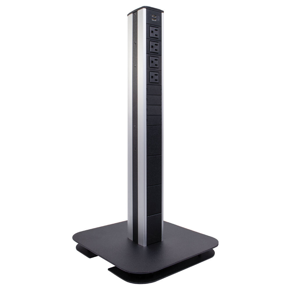 FSR SYM-PD30AB-1CA socket-outlet AC + USB A Black, Grey