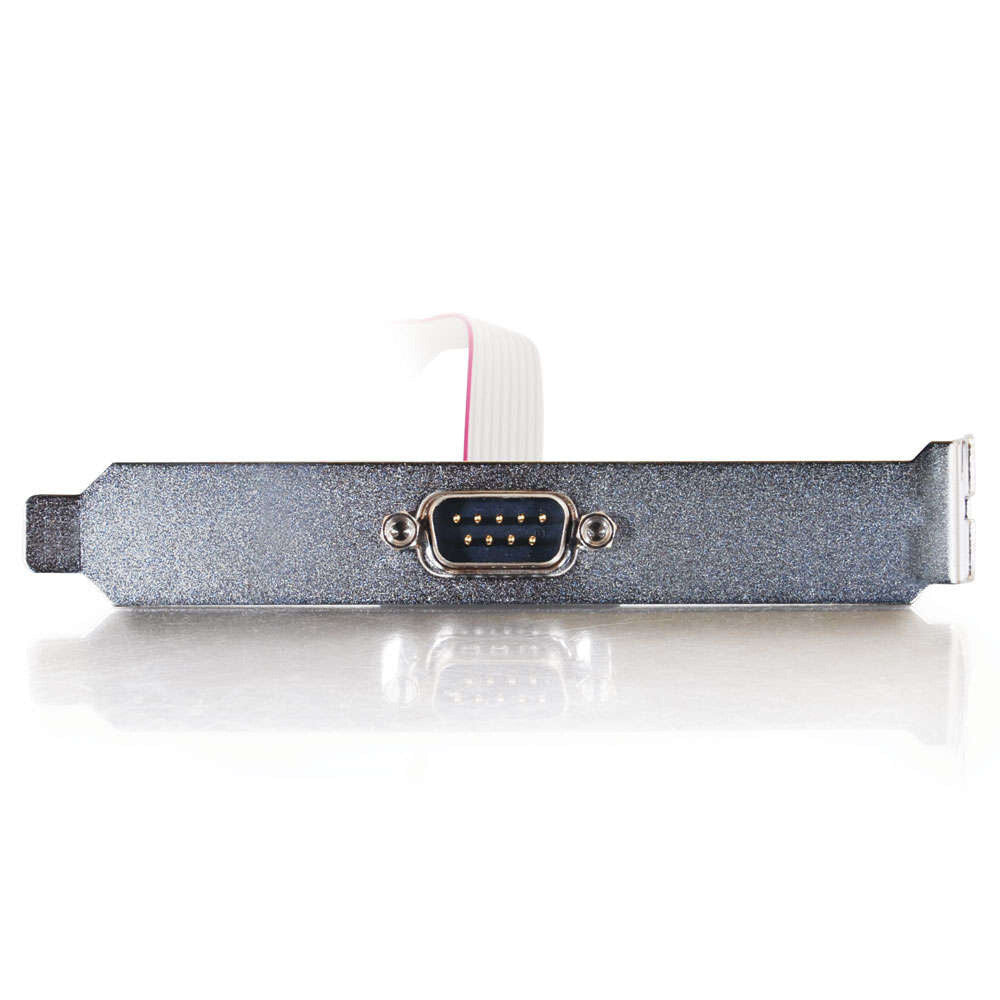 C2G DB9 Male Serial RS232 Add-A-Port Adapter with Bracket