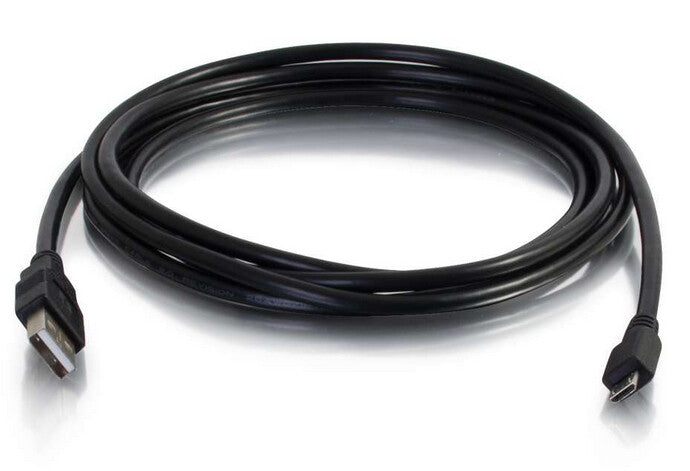 C2G 3ft. USB - microUSB m/m USB cable 0.91 m USB A Micro-USB B Black