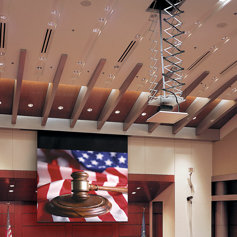 Draper SL6 project mount Ceiling White