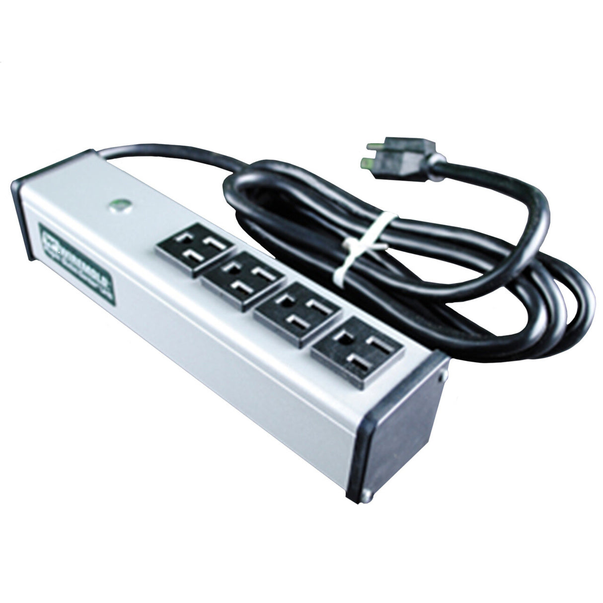 WIREMOLD UL101BD power extension 4.5 m 4 AC outlet(s) Indoor Aluminium, Black