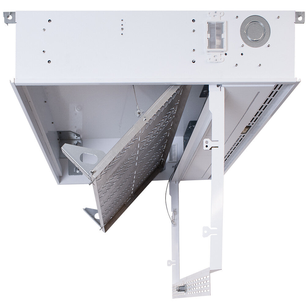 FSR CB-22P+ Suspended ceiling with storage box White, Grey