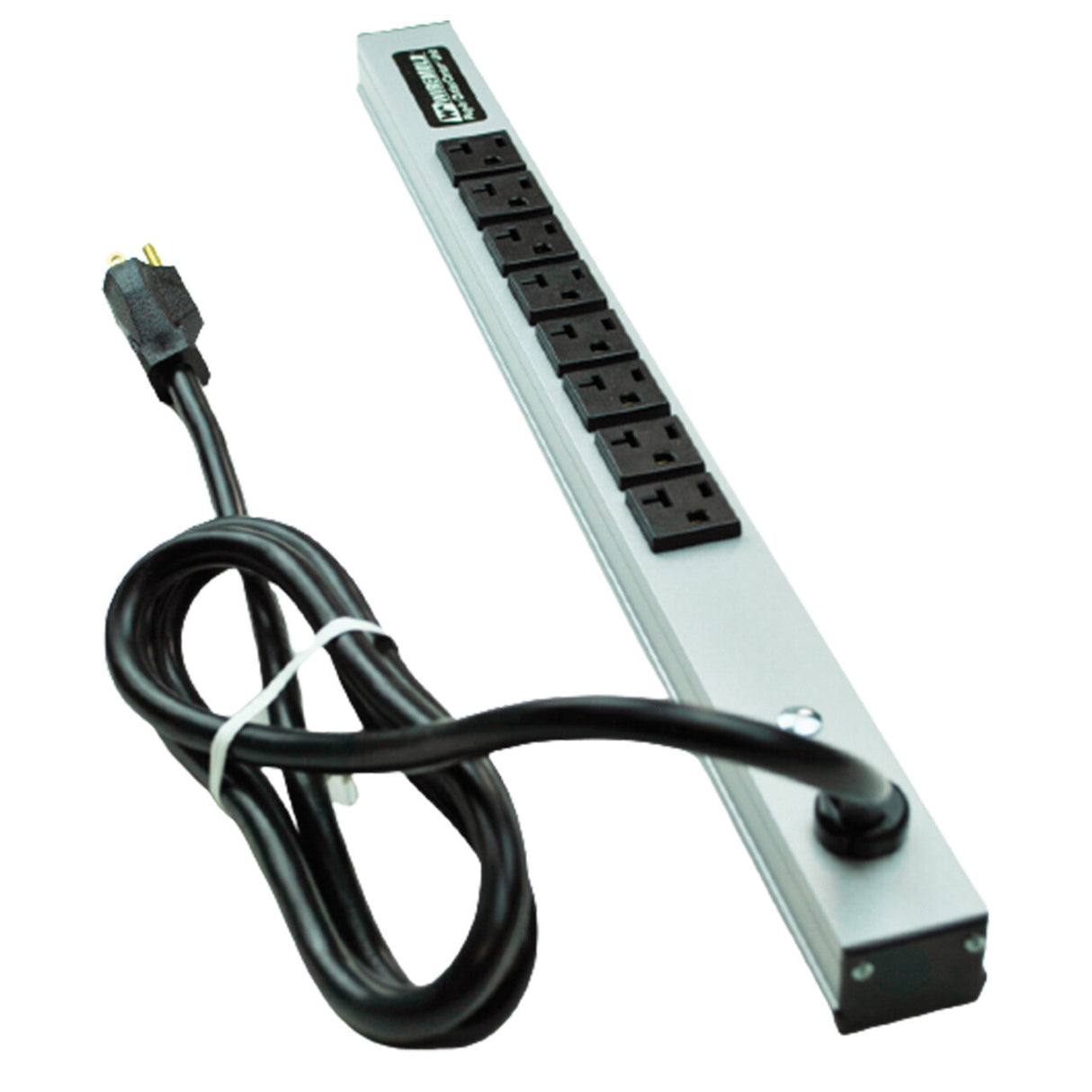 WIREMOLD 2008ULBD20R power extension 4.6 m 8 AC outlet(s) Indoor Black, Grey