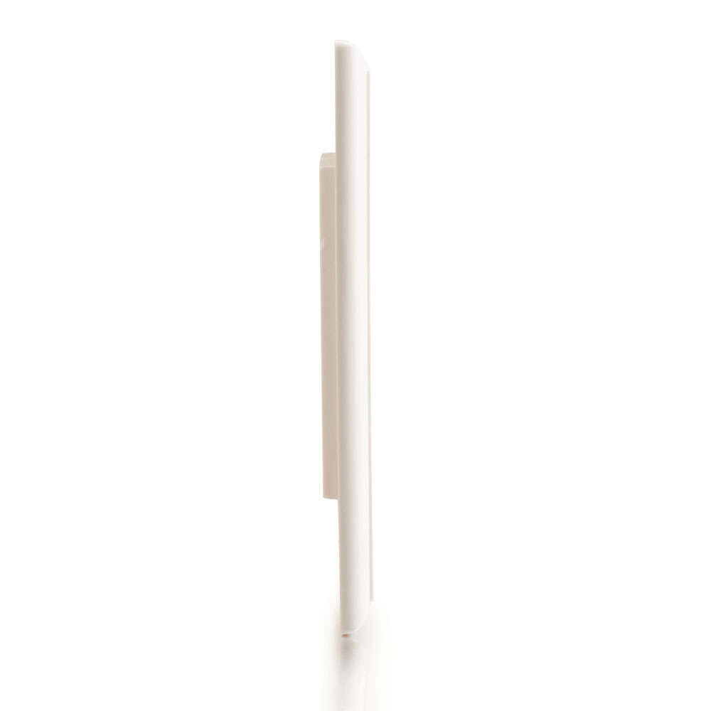 C2G Four Port Keystone Single Gang Wall Plate - White