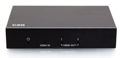 C2G 2-Port HDMI® Distribution Amplifier Splitter - 4K 60Hz