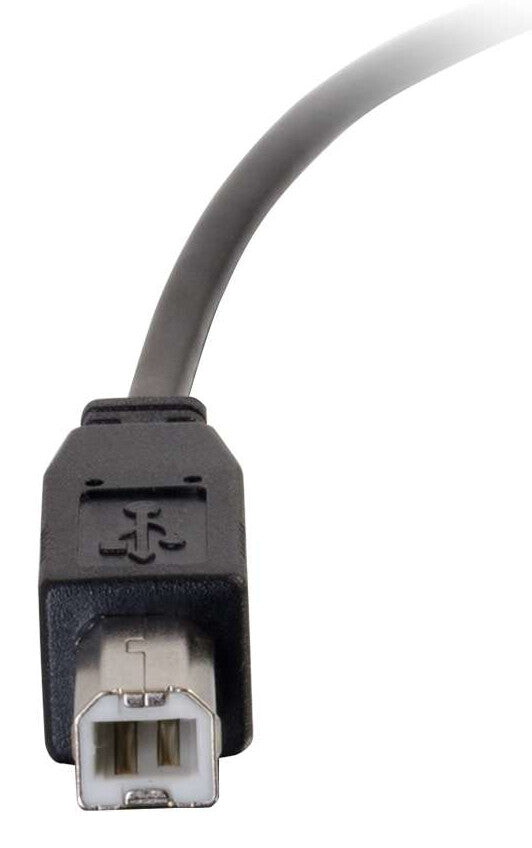 C2G 3ft, USB 2.0 Type C, USB B USB cable 0.91 m USB C Black