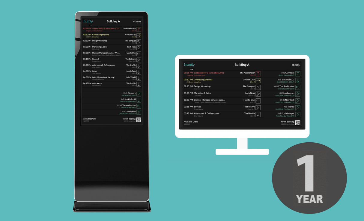 Humly HUM50021 software license/upgrade Full 1 license(s) Subscription English 1 year(s)