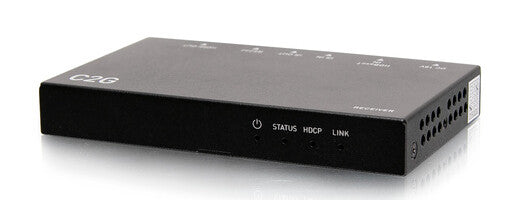 C2G Dual 4K HDMI® HDBaseT + VGA, 3.5mm, and RS232 over Cat Switching Extender Box Transmitter to Ultra-Slim Box Receiver - 4K 60Hz